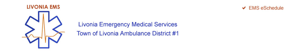 Livonia EMS Livonia Emergency Medical Services, Town of Livonia Ambulance District #1